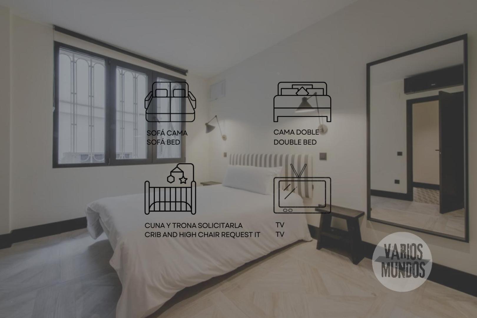 Wonderful Apt Para 7 En Preciados-Plaza Del Carmen E2 Madrid Luaran gambar